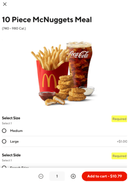 Top 9 how to add sauce on doordash mcdonald's 11 mcdonalds delivery website step 4