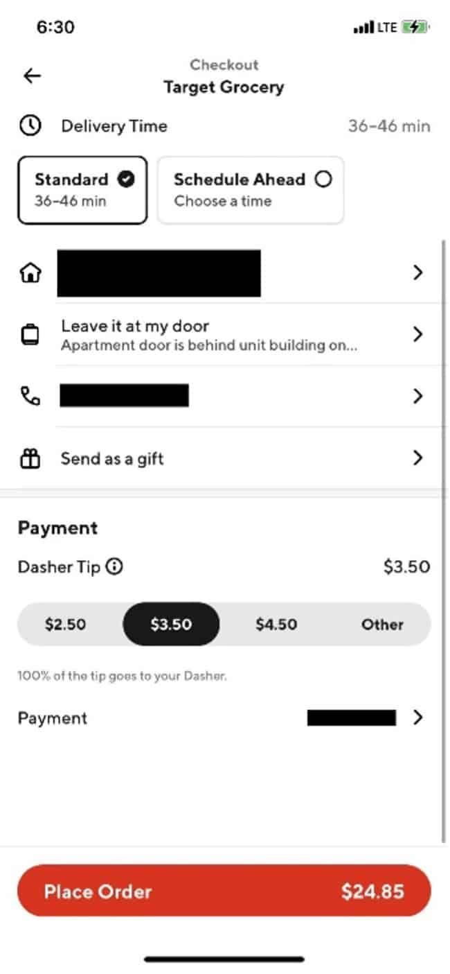 doordash take home assignment